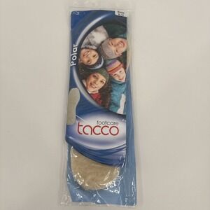 Tacco 643 Polar Warm Fleece Thin Insoles Lambs Wool Shoe Inserts Women Size 9-10
